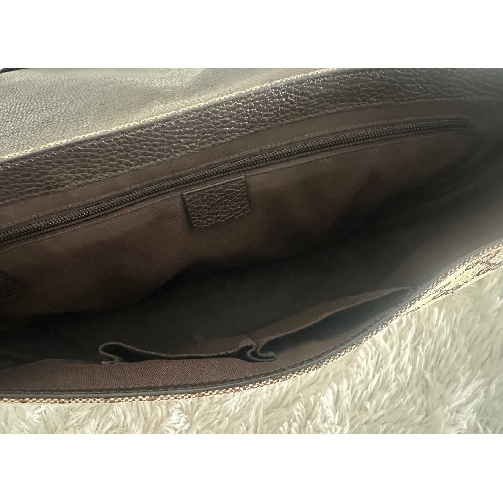 Gucci GG 449171 canvas flap messenger bag - Image 13