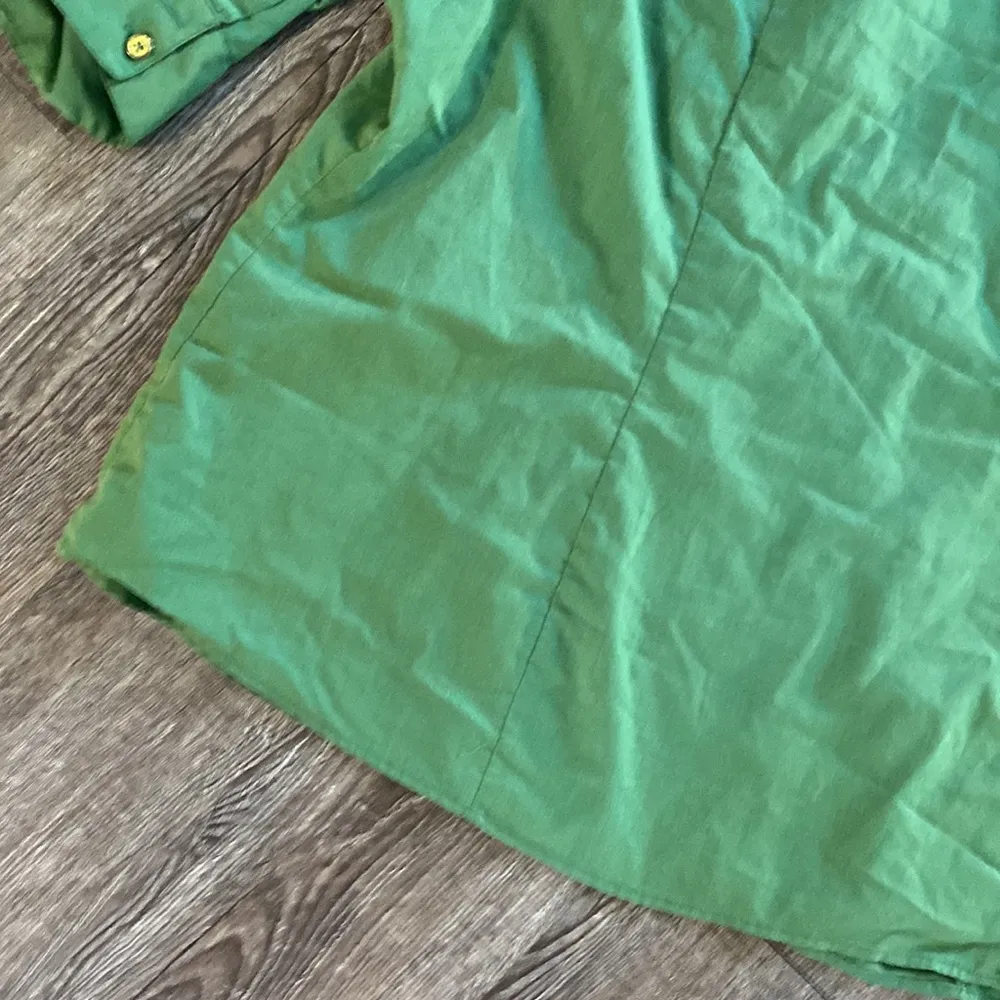 Ashley Stewart Shirt Women Plus Size 26 Green Button Down Pockets 3/4 Sleeve - Image 9