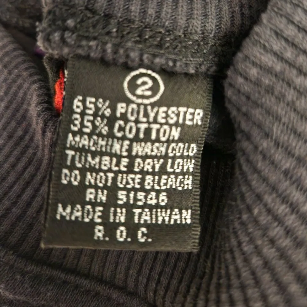 Vintage Pasta Black Sweatshirt Size 2 - Image 6