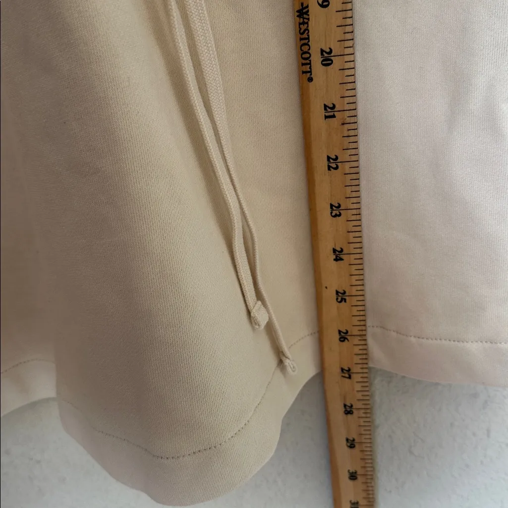 Fear Of God Essentials Cotton‎ Logo Patch Drawstring Very Soft Midi Skirt NWOT S - Image 9