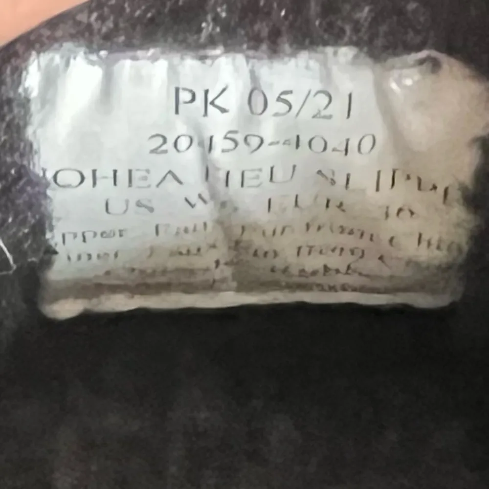 OLUKAI Nohea Heu Women's Slipper Size 6 SKU#243244 Black - Image 8