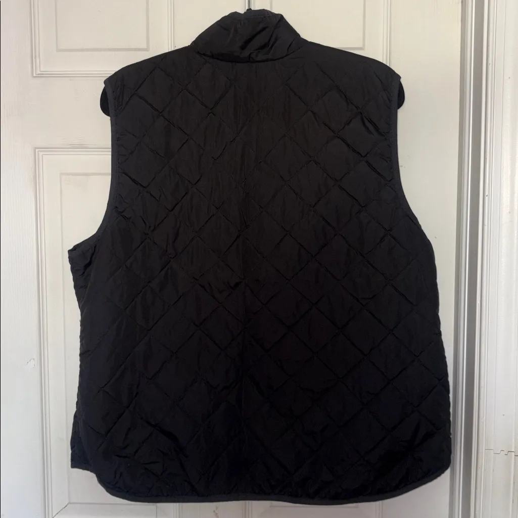 Old Navy Quilted Vest Black Size XL - Image 2