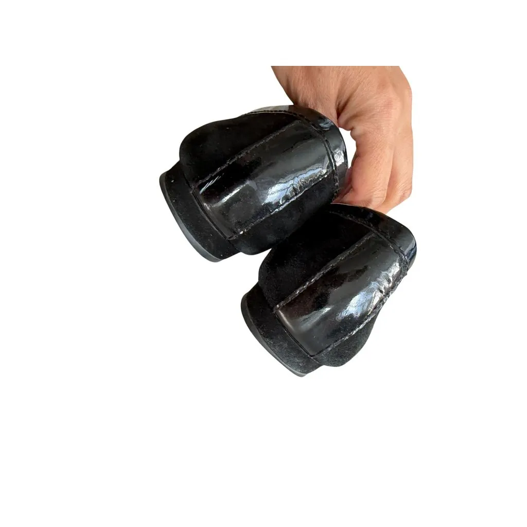 KATE SPADE Black Suede Moccasin Loafers Flats Size 10 - Image 4