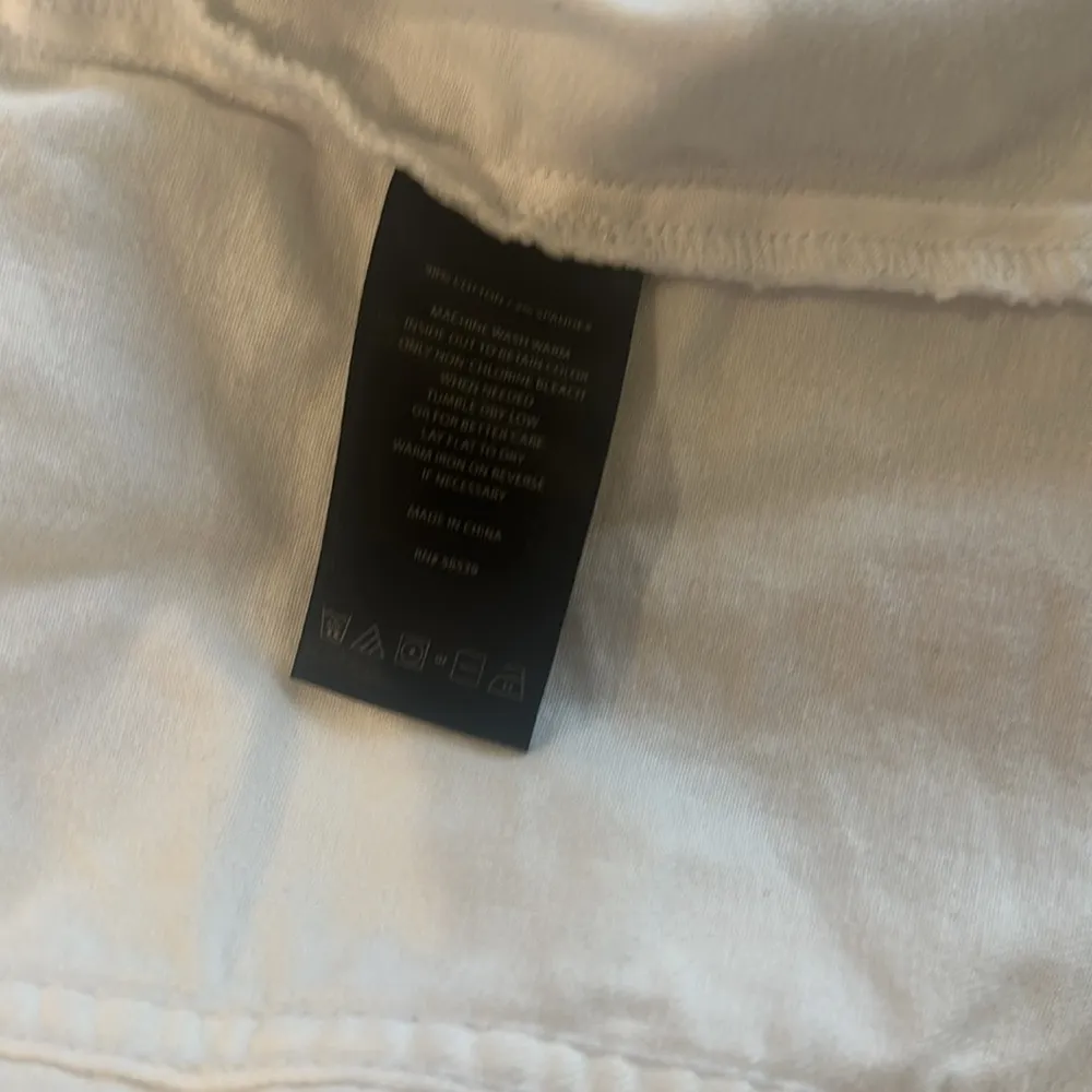 Kut From The Kloth Petite White Stretch Denim Jacket Sz LP - Image 13