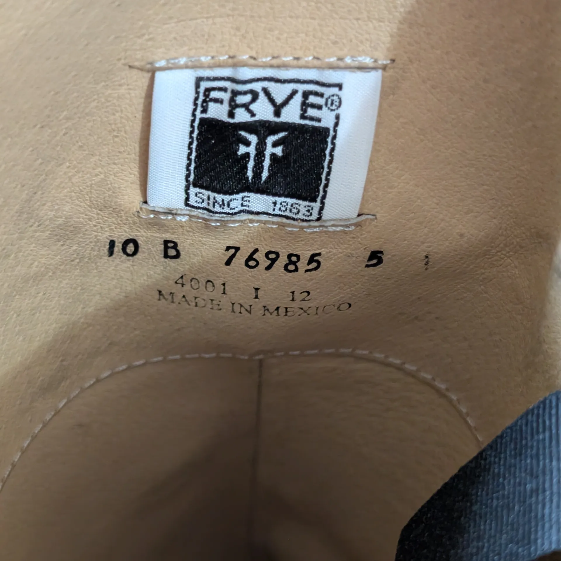 FRYE RED LINDSEY PLATE Sz 10 HARNESS BOOTS #76985 Vintage - Image 8