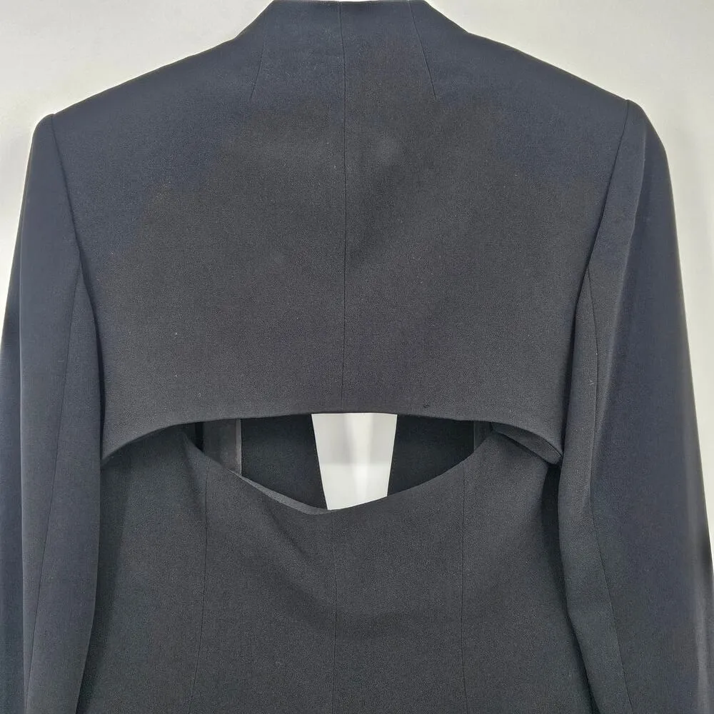 Rag & Bone‎ Women's Teresa Cut Out Peekaboo Back Blazer Black Size 2 - Image 14