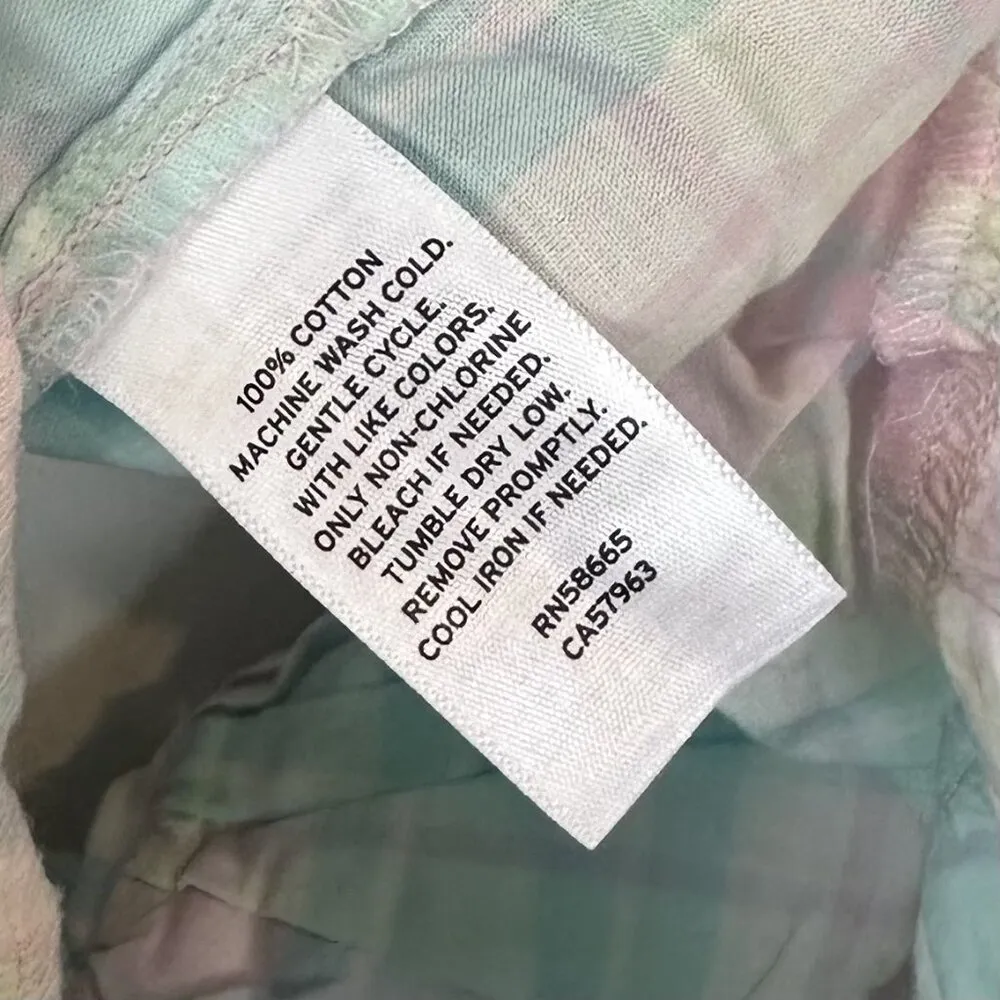 NWT Abound by Nordstrom Pastel Front Knot Ruffled Sleeve Crop Top - Large - Image 6