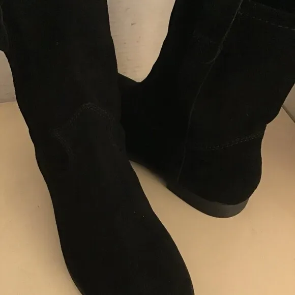 Vince Camuto women black suede slouch Fanti boots US 10 - Image 2