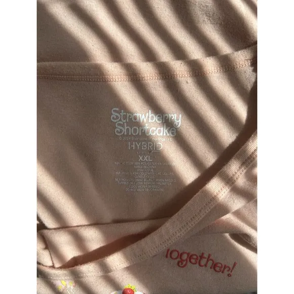 Strawberry‎ Shortcake Women 2X Graphic Orange Cropped Tank Top Casual Nostalgia - Image 7