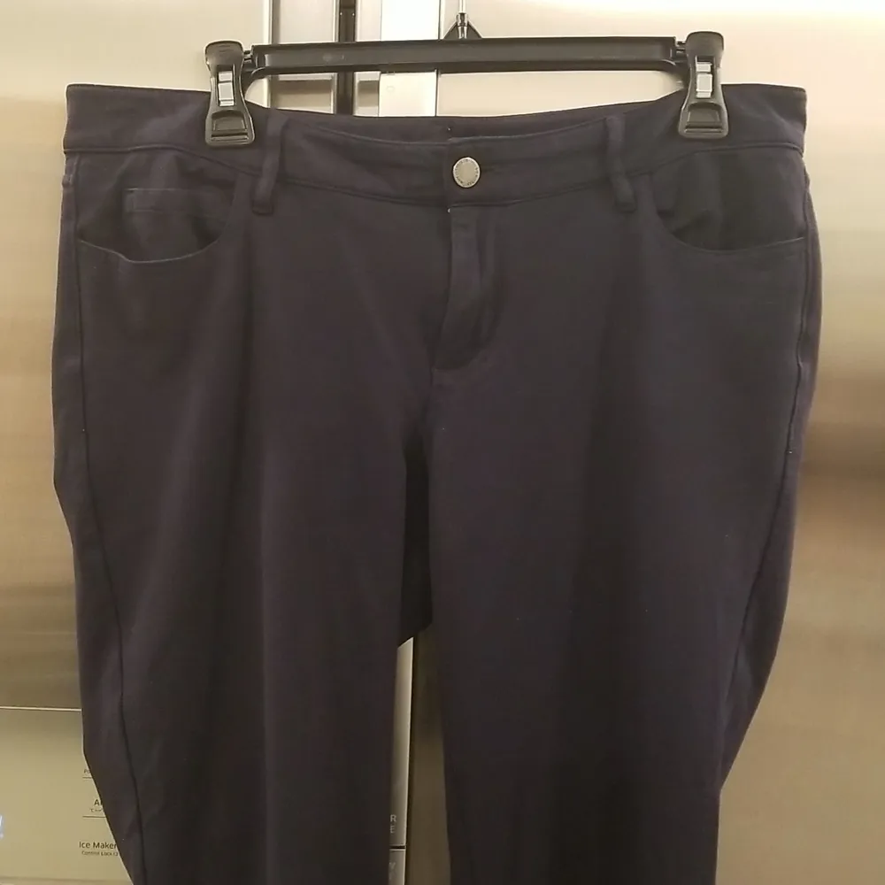 💕ANN TAYLOR💕 Low Rise Stretch Trouser Pants ~ Navy Blue 10 - Image 3