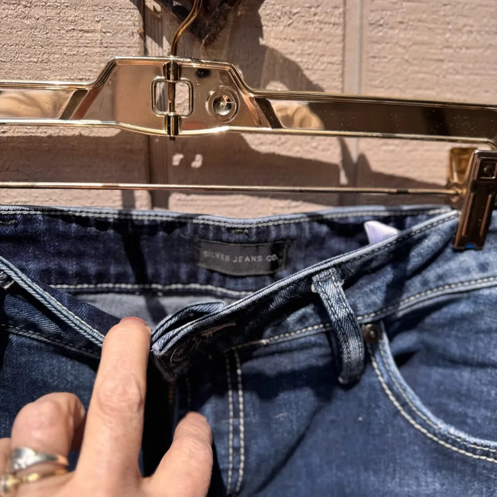 Silver boyfriend jeans - Image 4