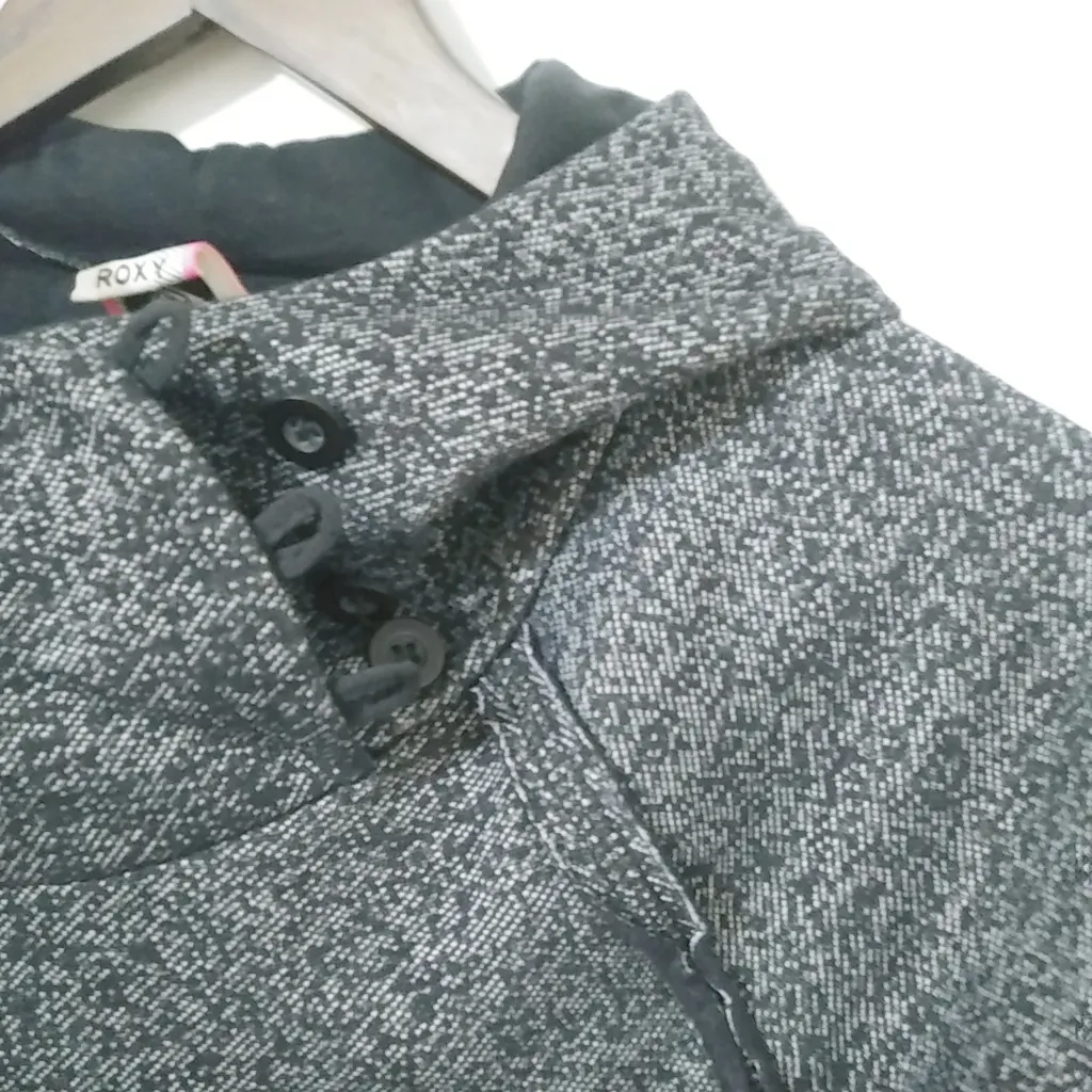 Roxy M Black Pink Hoodie Pullover Top - Image 10