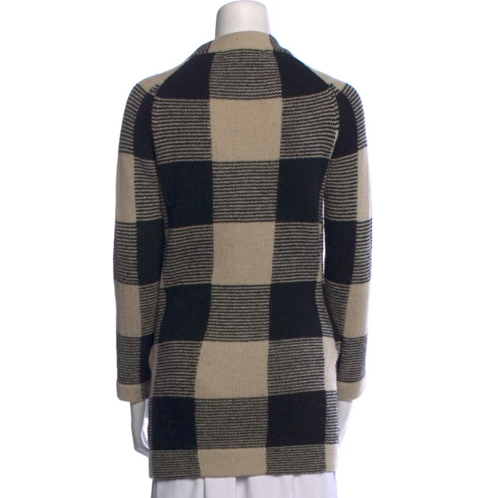 Opening Ceremony Buffalo Check Long Cardigan Shacket
Converts Removable Collars - Image 3