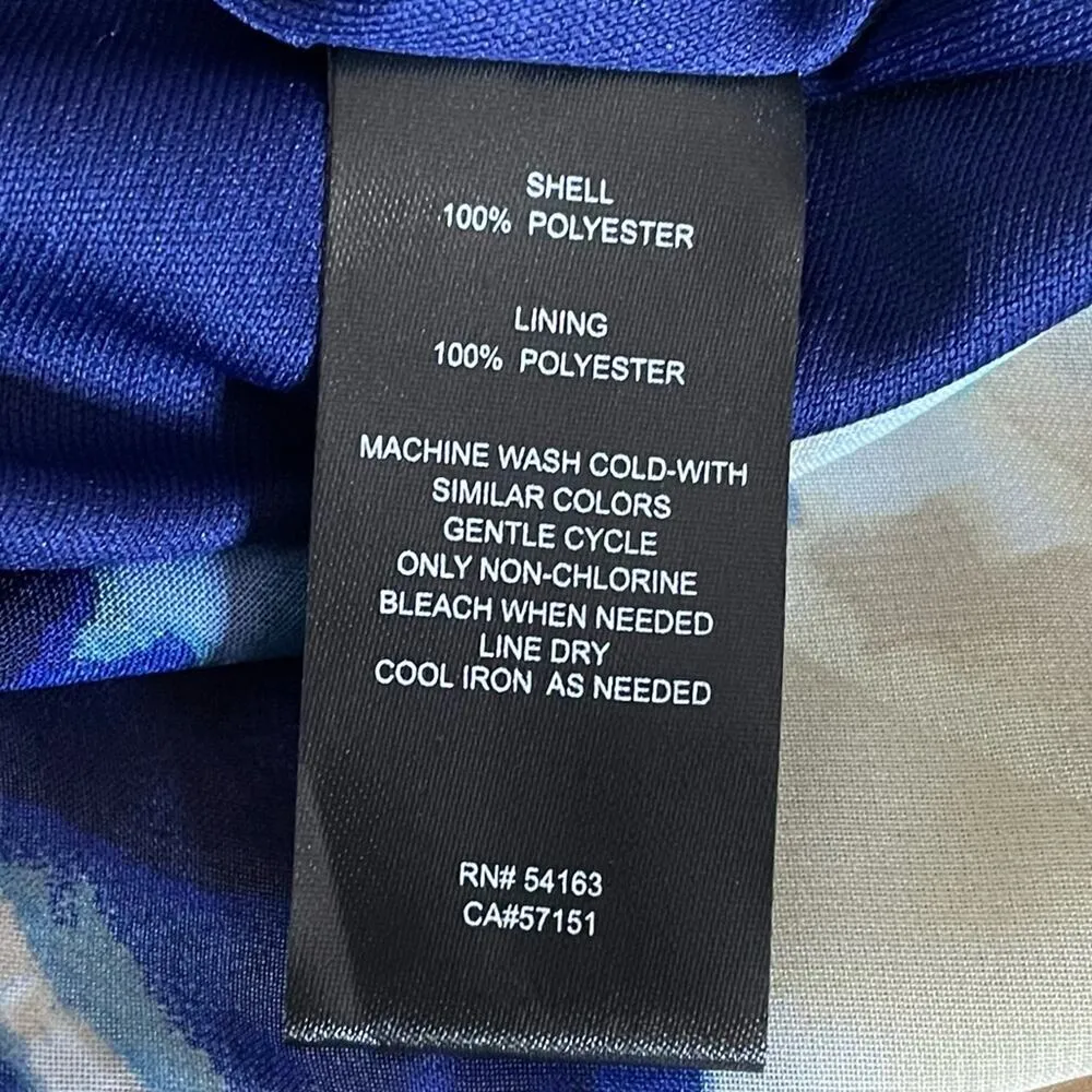 JESSICA HOWARD Women's Floral Chiffon Fit & Flare Dress Petite Sz 14P - Image 8