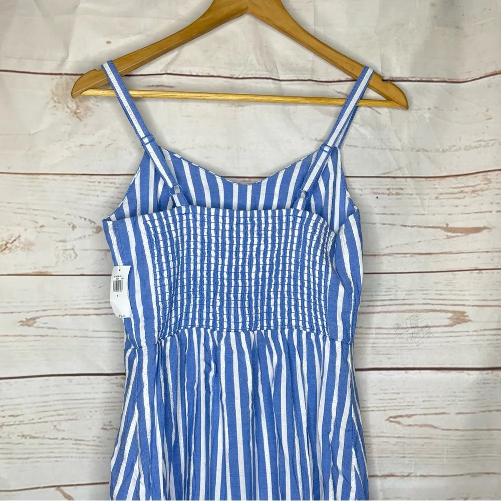 $34.99 Old Navy • Mini Dress • Stripes • Blue White • Small • Spaghetti Strap - Image 6