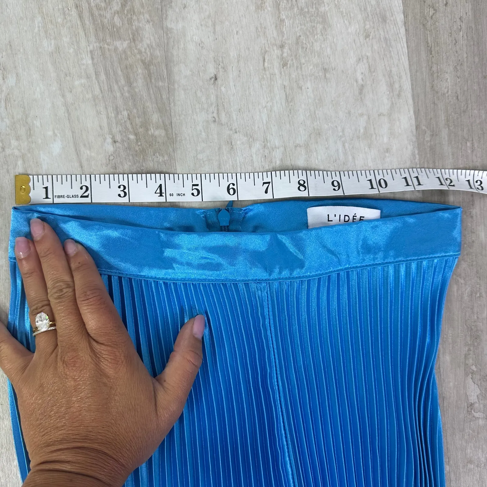 L’idee Bisous Pleated Pants in Royal Cloud Blue Size 6 - Image 6