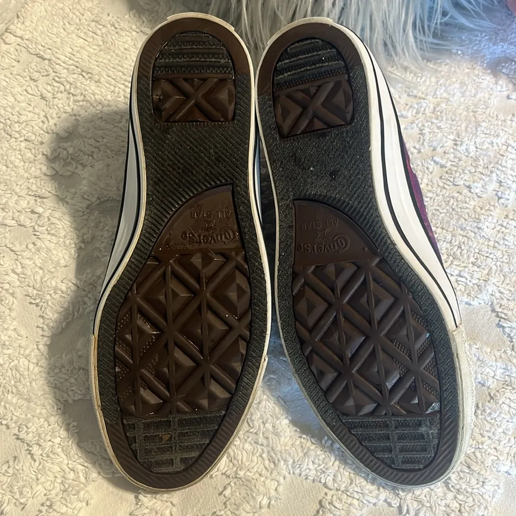 Converse High-Top Sneakers Purple Tie Dye - Image 8