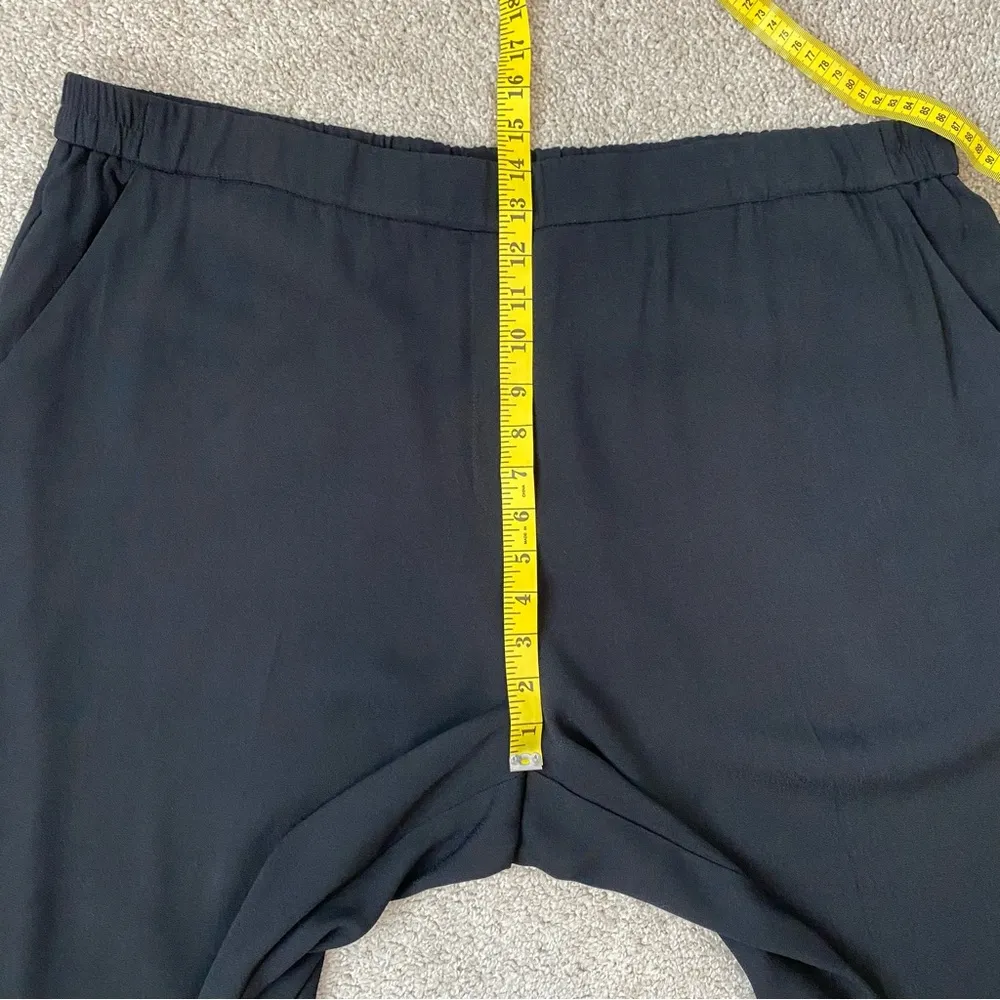 Halogen Crepe Pull On Ankle Pants Black 20 - Image 8