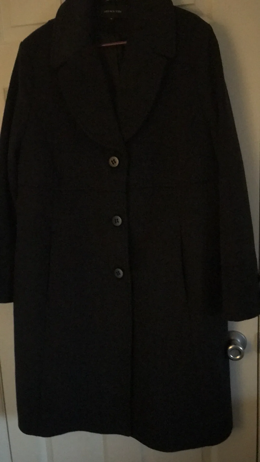 's woman coat black  size 1X Good condition - Image 2