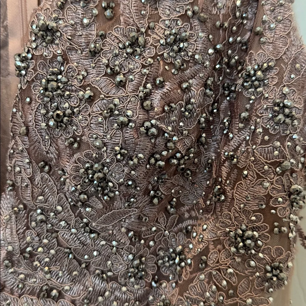 Mac Duggal 20264 Light Purple Cap Sleeve Applique Bodice Flowy Gown Size 6 NWT - Image 7