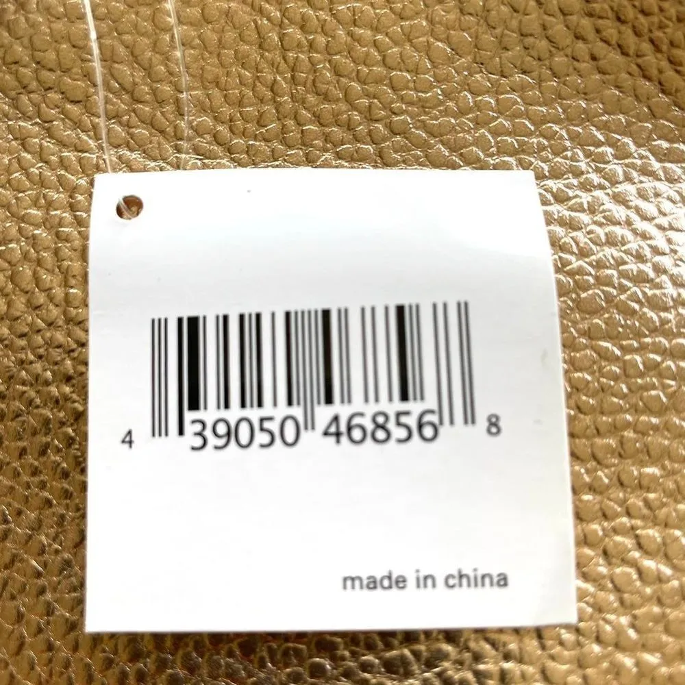 Nordstrom new gold make up bag - Image 9