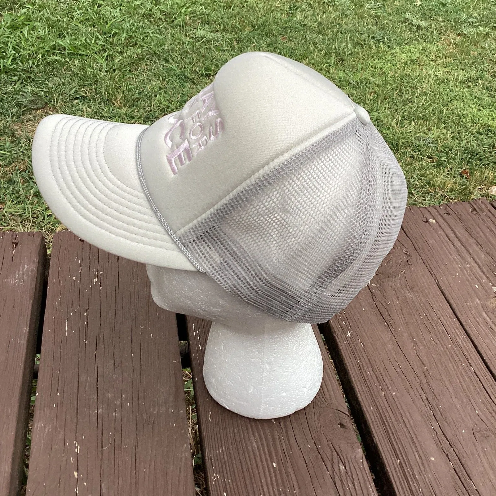 Cerveza Tecate Always Down for Doce Trucker Hat‎ Mesh Snapback Beer Promo Cap Gray - Image 4