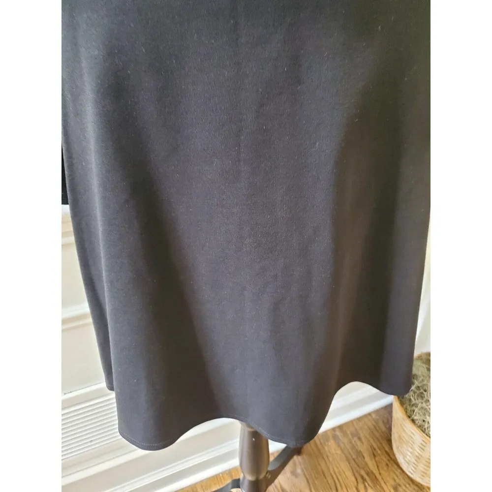 Astra Signature Women Black Rayon Round Neck Long Sleeve Knee Length Dress 20 Size undefined - Image 4