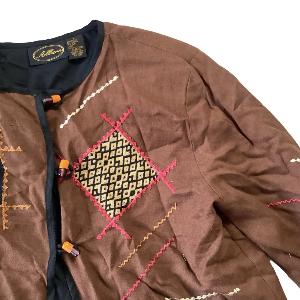 Vintage Allure Light Jacket Brown - Image 4