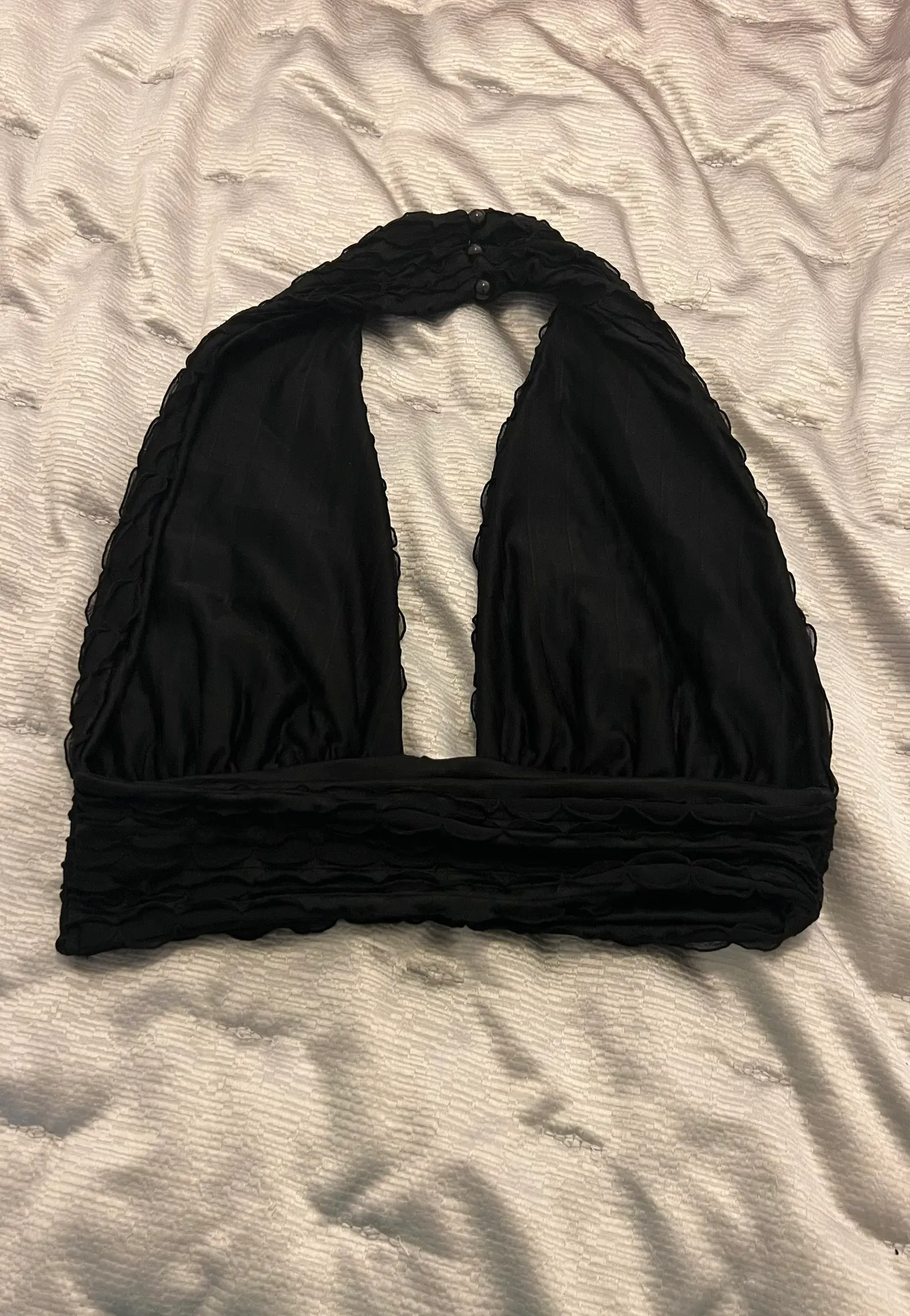 SheIn Black Cross Top - Image 5