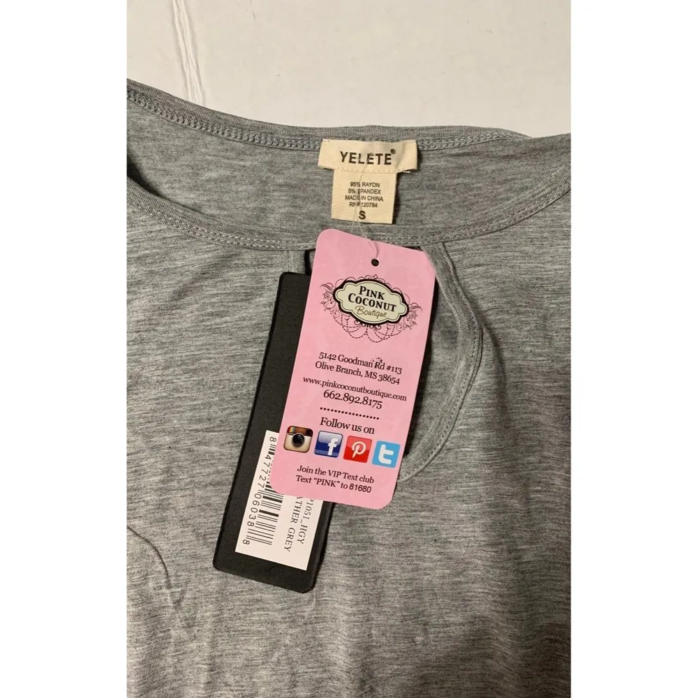 Yelete Long Sleeve shirt. Size S. New with tags. - Image 4