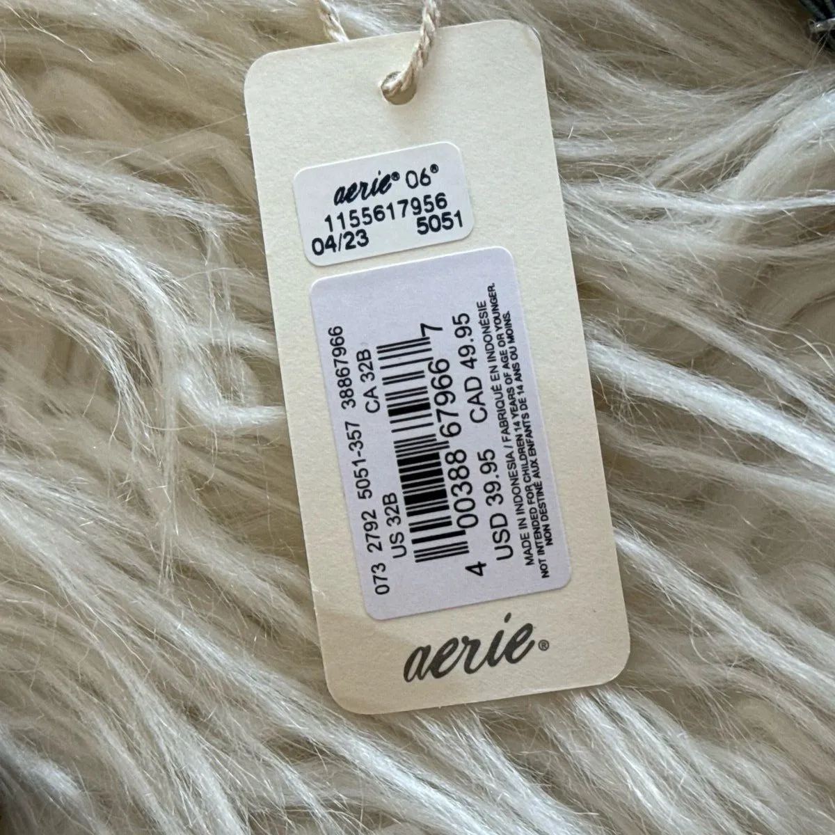 Aerie Smoothez Mesh Full Coverage Unlined Bra 32B Royal Palm - Image 7