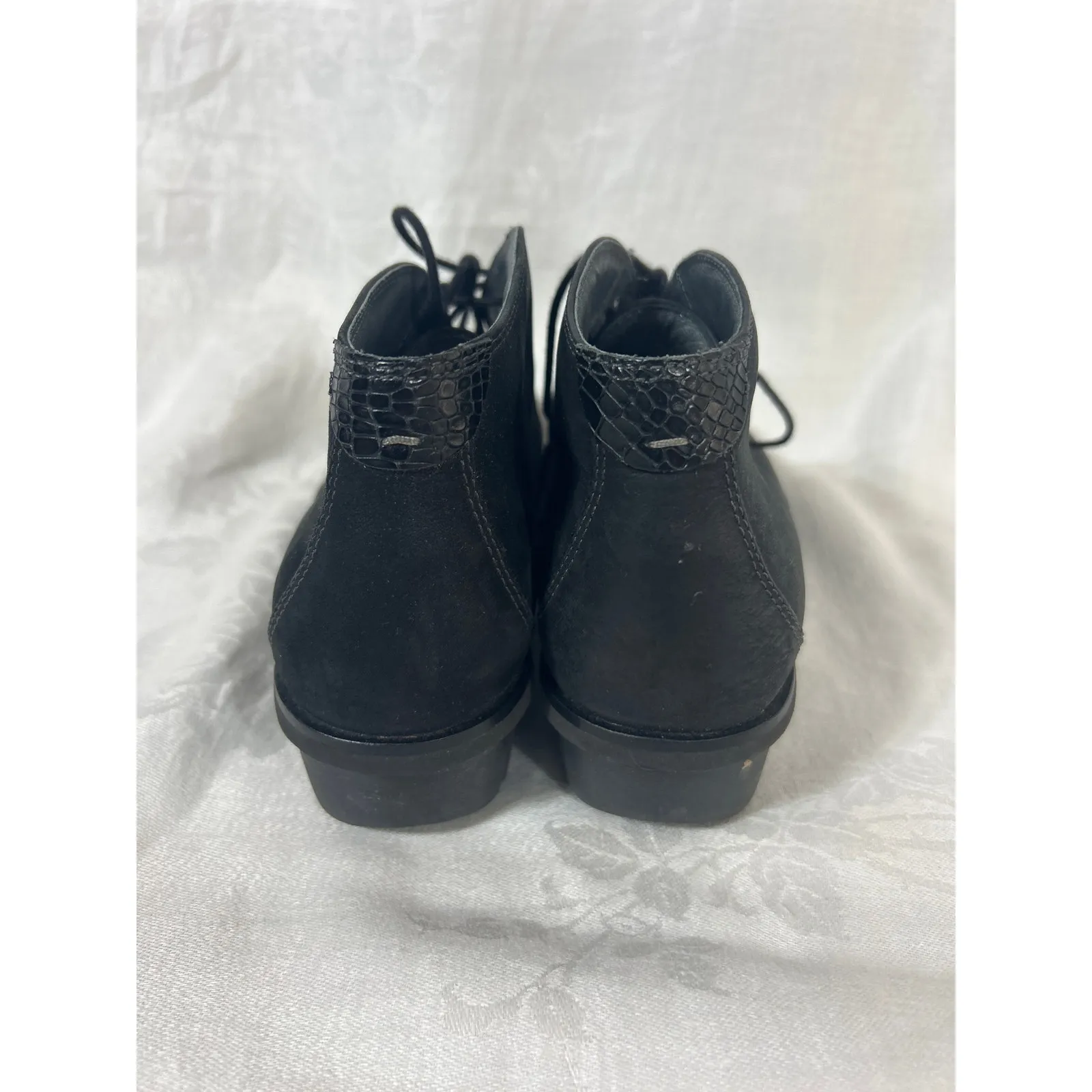 Dansko Joy Shoes Leather Ankle Boots 38 US 8 Black - Image 5