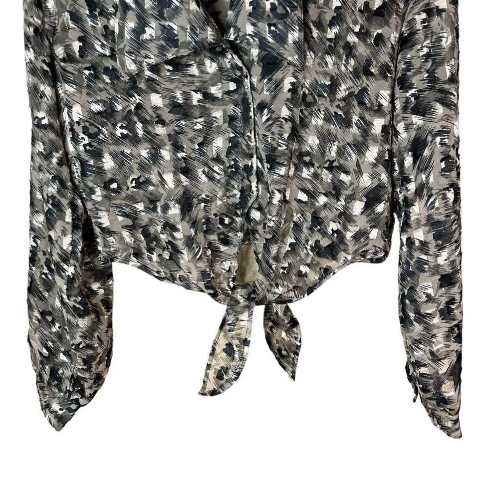 Vintage MGR Button Down Tie Long Sleeve shirt Size Large - Image 3