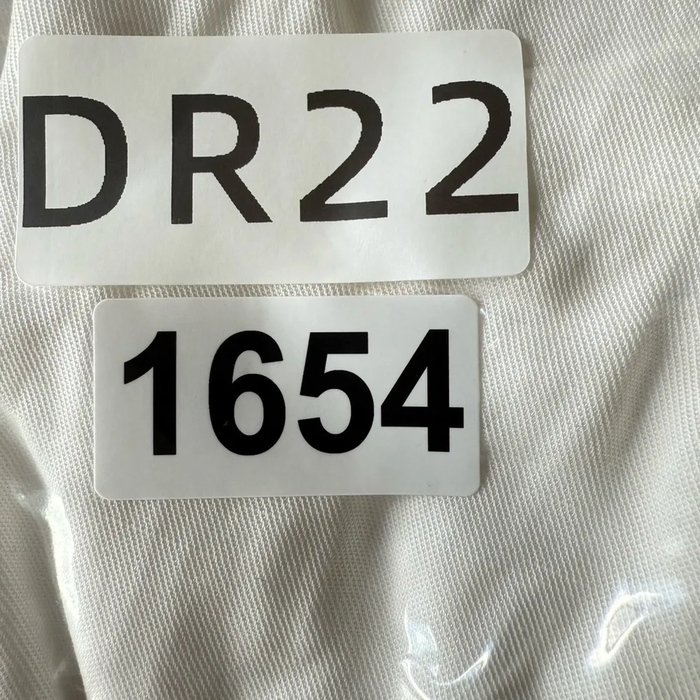 L'Academie White Long Sleeve Ruffle the alexis mini Dress Buttoned cuffs 
size L - Image 4