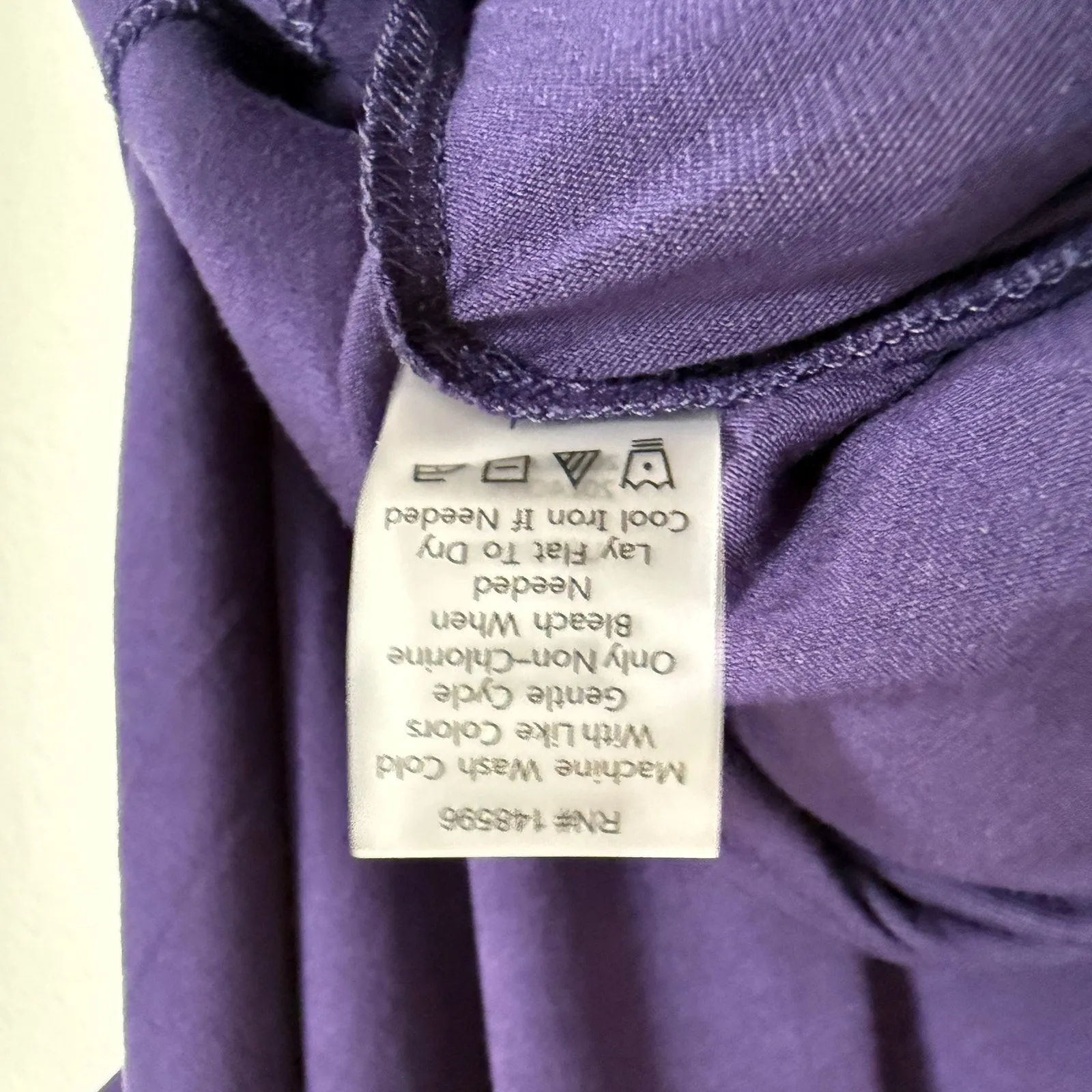 NWT Universal Standard Plus Size 6X Estella Liquid Jersey Knot Top Cosmic Purple - Image 5