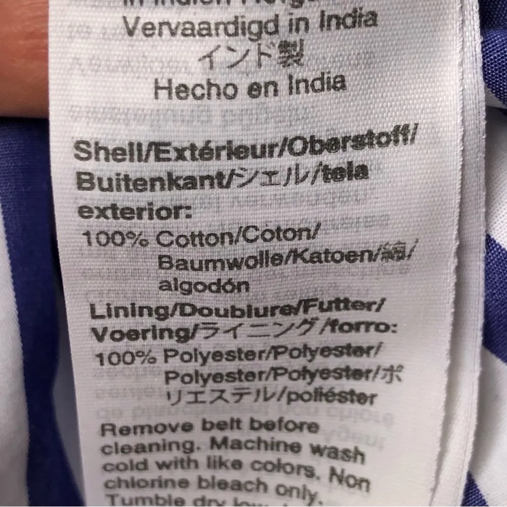 Jcrew V-neck jumpsuit in striped poplin AP205 sz 2 - Image 12