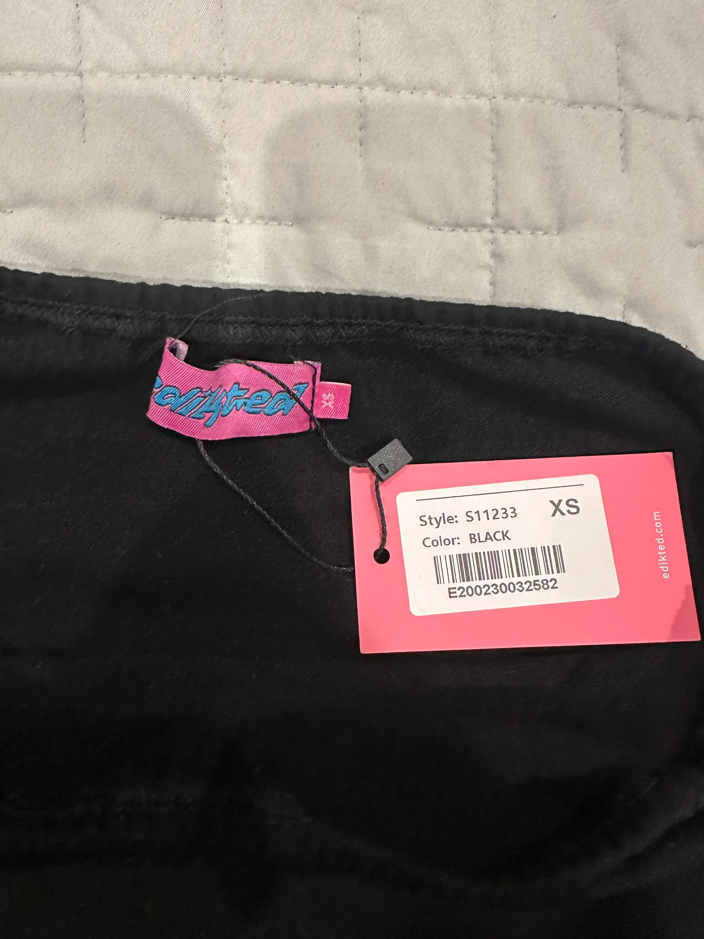 Black Mini Skirt - Image 3