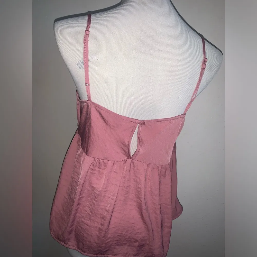 New American Eagle Outfitters Silky Cowl Neck Babydoll Top - Image 5