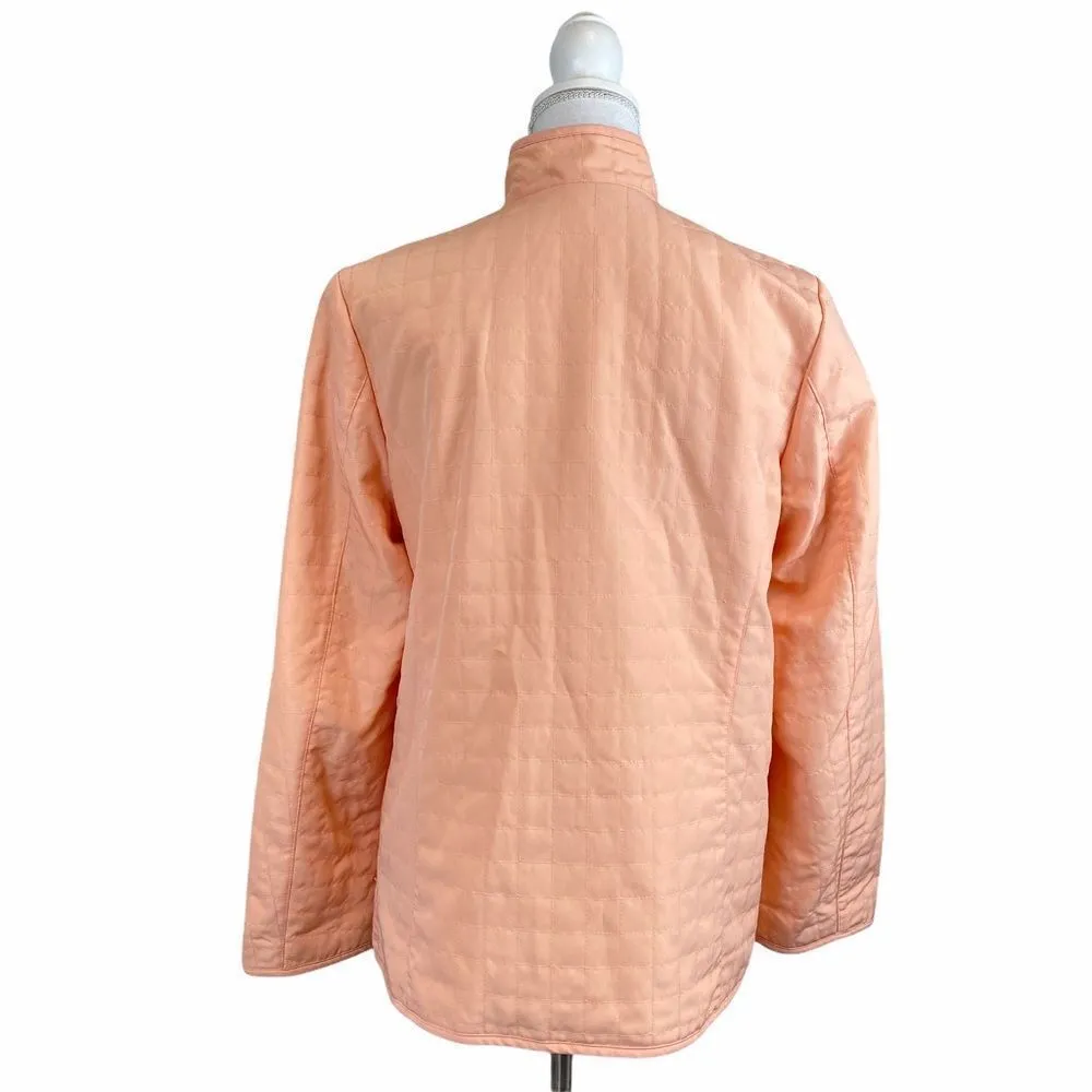 UTEX Reversible Pink/ Yellow Button Down Jacket SP w/ Pockets Size undefined - Image 8