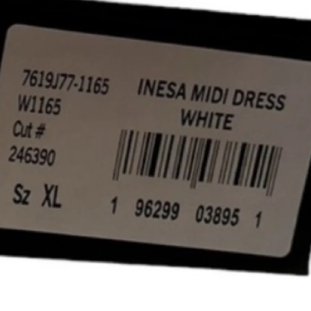 Women's Paige Inesa White Sleeveless Ruffle Tiered Midi Dress Size‎ XL Casual - Image 9