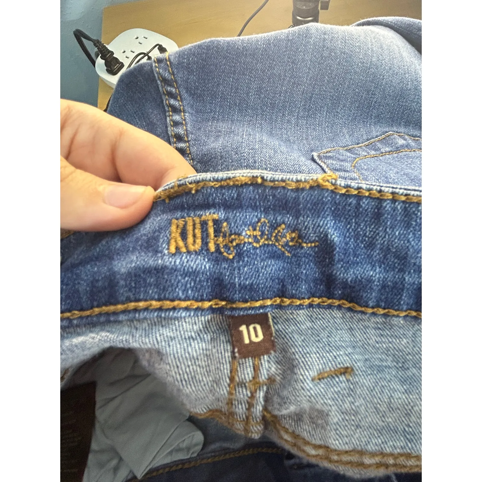 Kut From the Kloth Jeans Size 10 Diana Mid Rise Skinny Jeans Preppy Office - Image 8