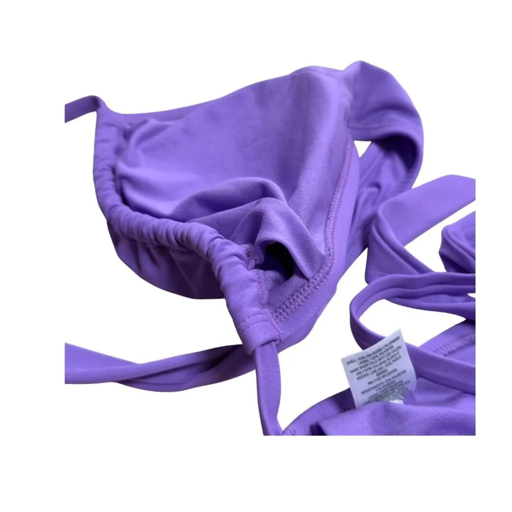 Wild Fable Pastel Lavender Purple Bikini Bathing Suit Top 1X 16 18 Plus Size - Image 7