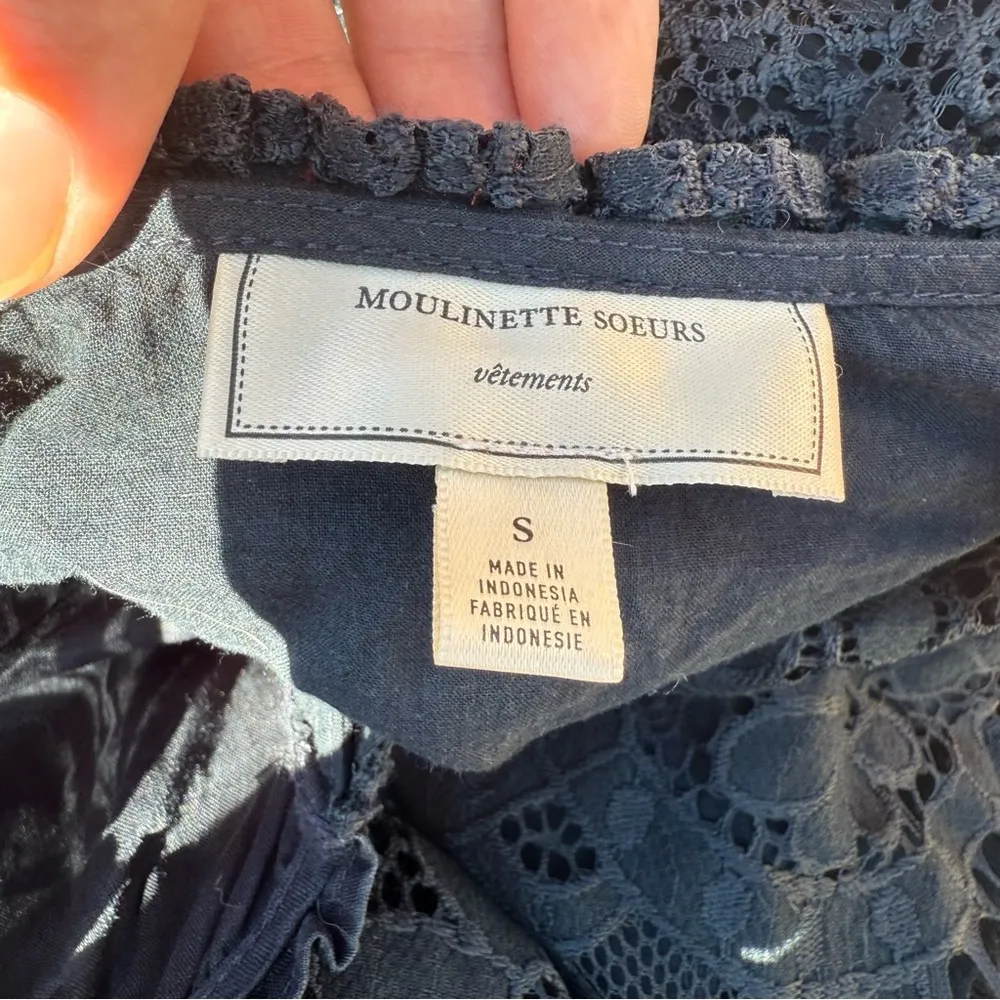 Moulinette Soeurs black lace crop top / S / Excellent condition - Image 10