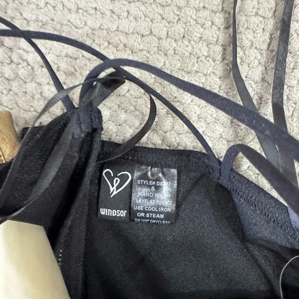 Gold and Black Wrap Top - Image 4