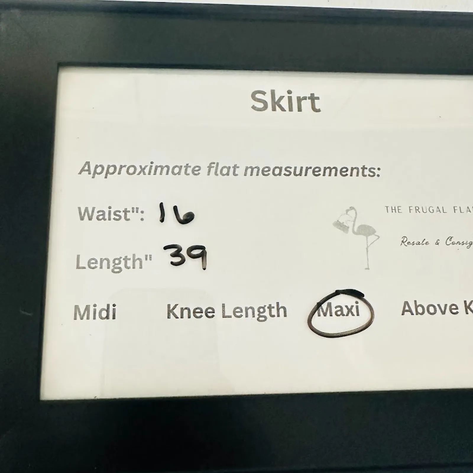 Jane Ashley Bohemian Maxi Skirt Size L Red Blue Boho Hippie Beachy Stretch Aztec - Image 9