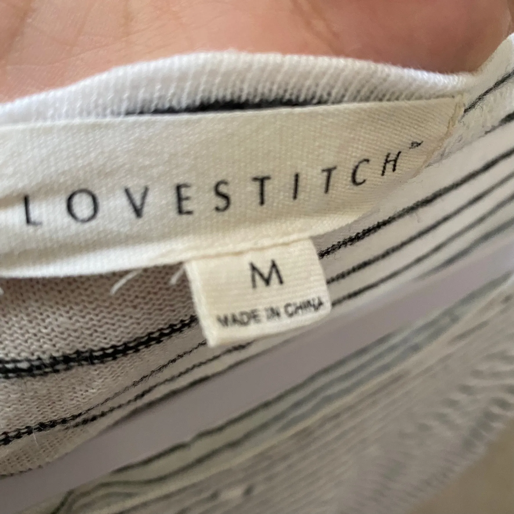 VICI Lovestitch super distressed striped‎ long sleeve - Image 4