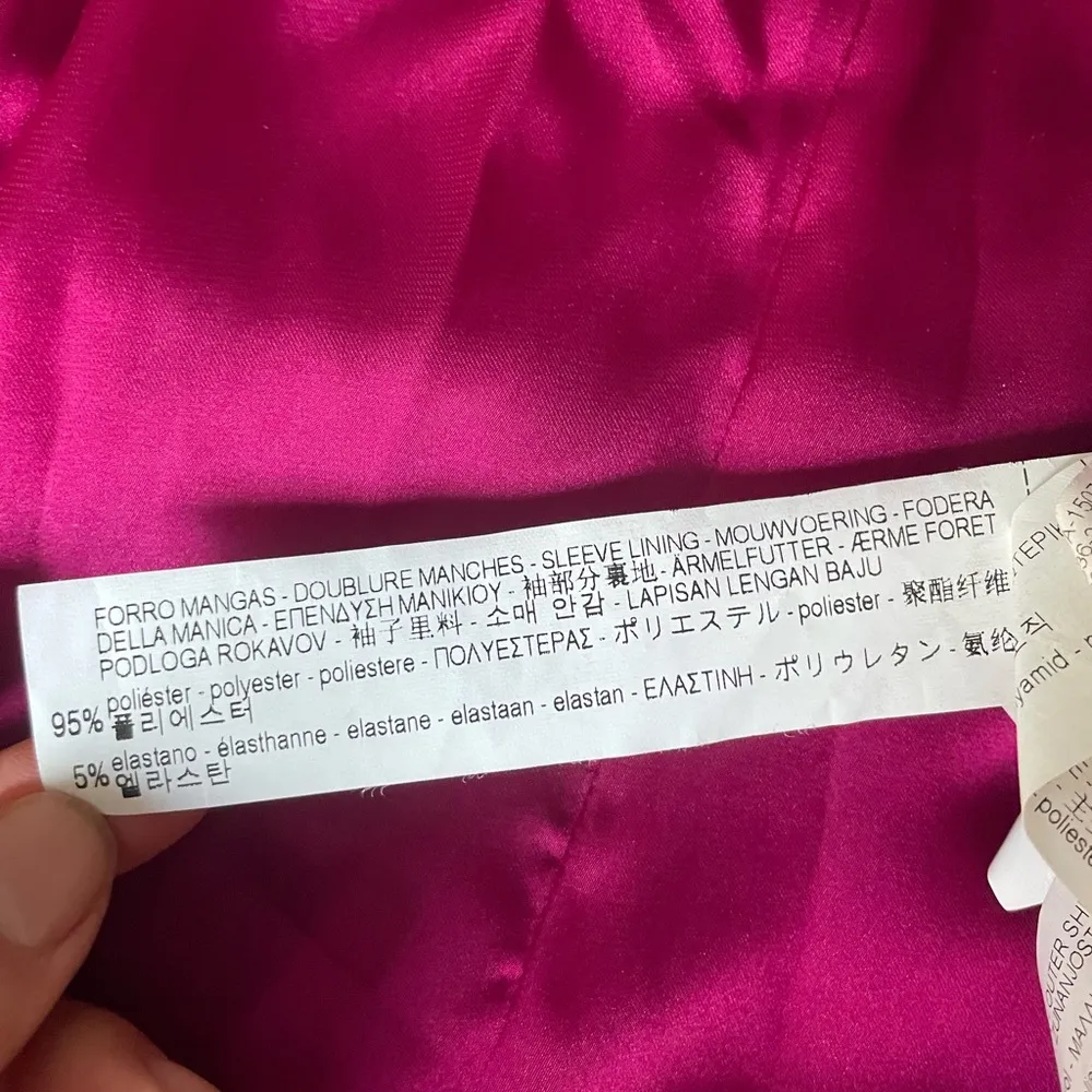 Zara Woman Black Wool-Blend Double-Breasted Military Peacoat w/ Sleeve Detailing - Image 16