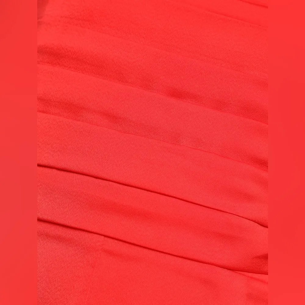 FINAL PRICE NWT Lulus Living for the Present Red Satin Strapless Romper - Image 11