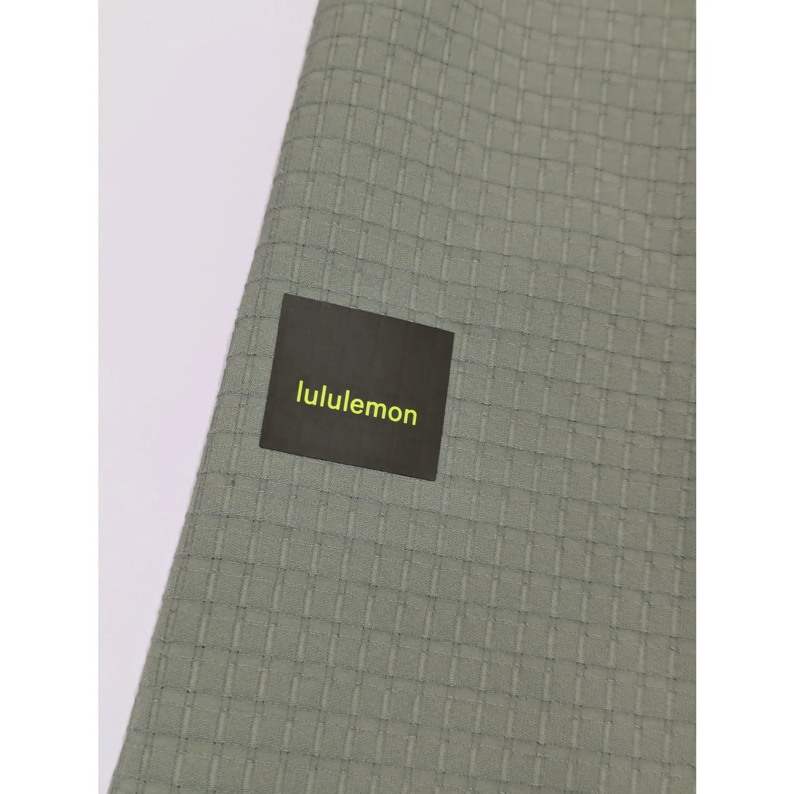 Lululemon Grid Fleece Hiking Overshirt Laurel Green Medium Olive Snap Button Top - Image 5