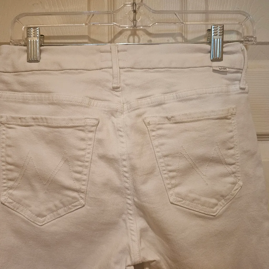 Mother Jeans White Size 27 - Image 12